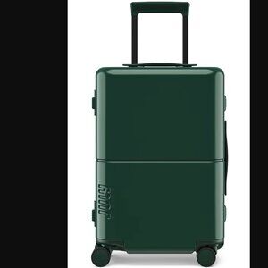 NIB JULY Carry On Trunk, Deep Green, Gloss (discontinued)